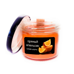 Свеча оранжевая / аромат Пряный апельсин / 120 мл