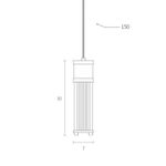 Подвесной светильник Claridges bronze