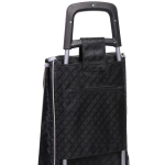 Тележка хозяйственная с сумкой (93*33*26см, колеса 16см,грузоподъемность до 30 кг.) черная SYD-16T