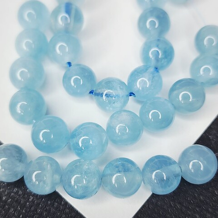 Аквамарин, природный, высокое качество, шар ~ 8мм, штучно