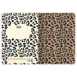 Тетрадь 60 л. в клетку обложка КРАФТ, бежевая бумага 70 г/м2, сшивка, В5 (179х250 мм), СЛОГАН, BRAUBERG, 403810