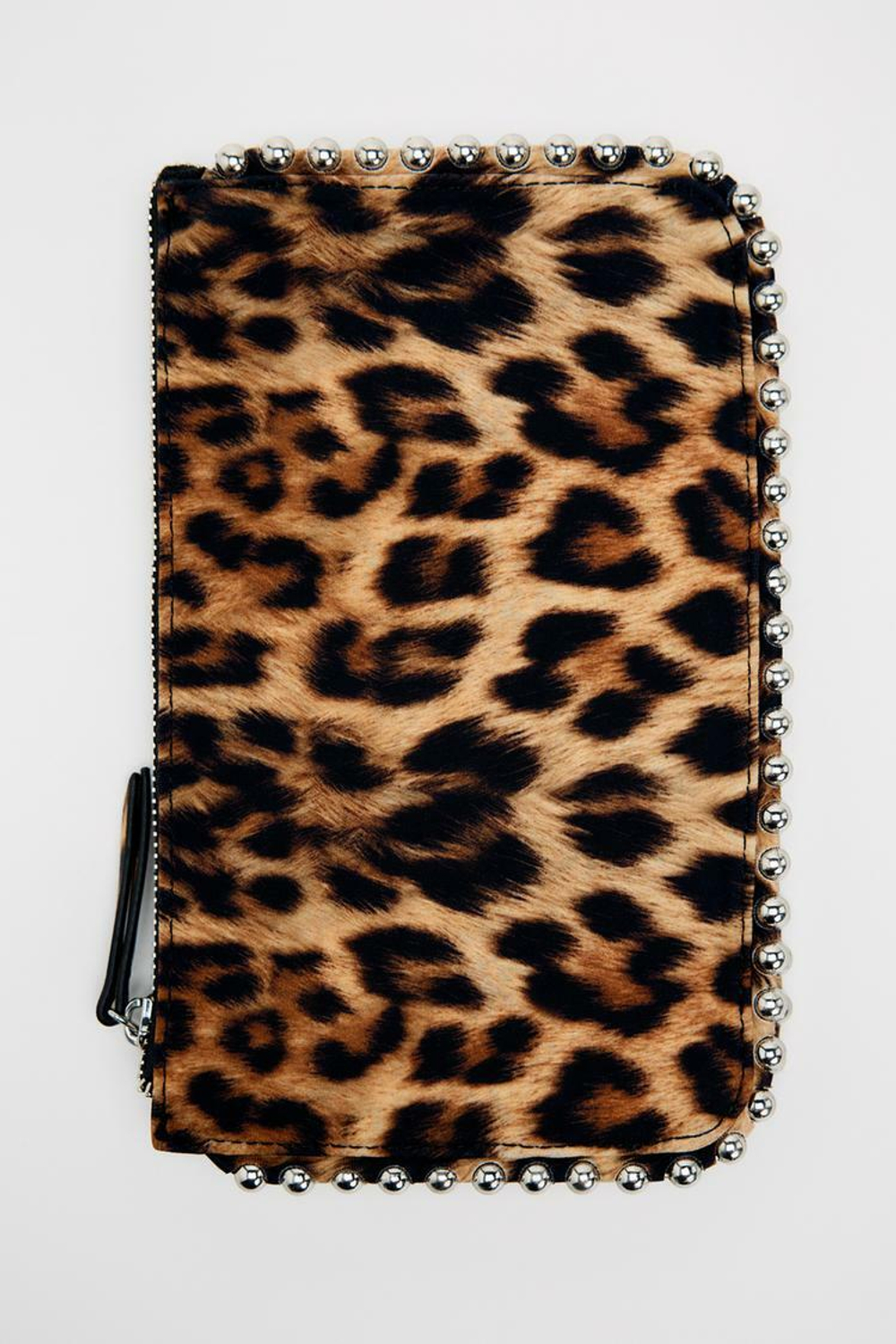 Leopard clutch zara sales