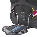 Рюкзак coocazoo EvverClevver2 Checkered Bolts серый/красный