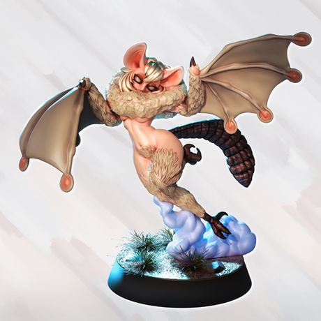 Миниатюра Девочка монстр 32-75мм