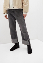 Ботинки // Rita // Black // Suede