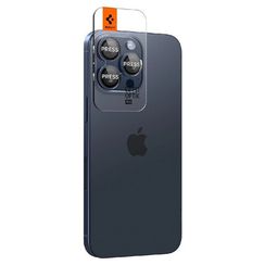 Защитное стекло Spigen Glass.tR EZ Fit Optik Pro для iPhone 15 Pro / 15 Pro Max (AGL07164) синий 2 шт.