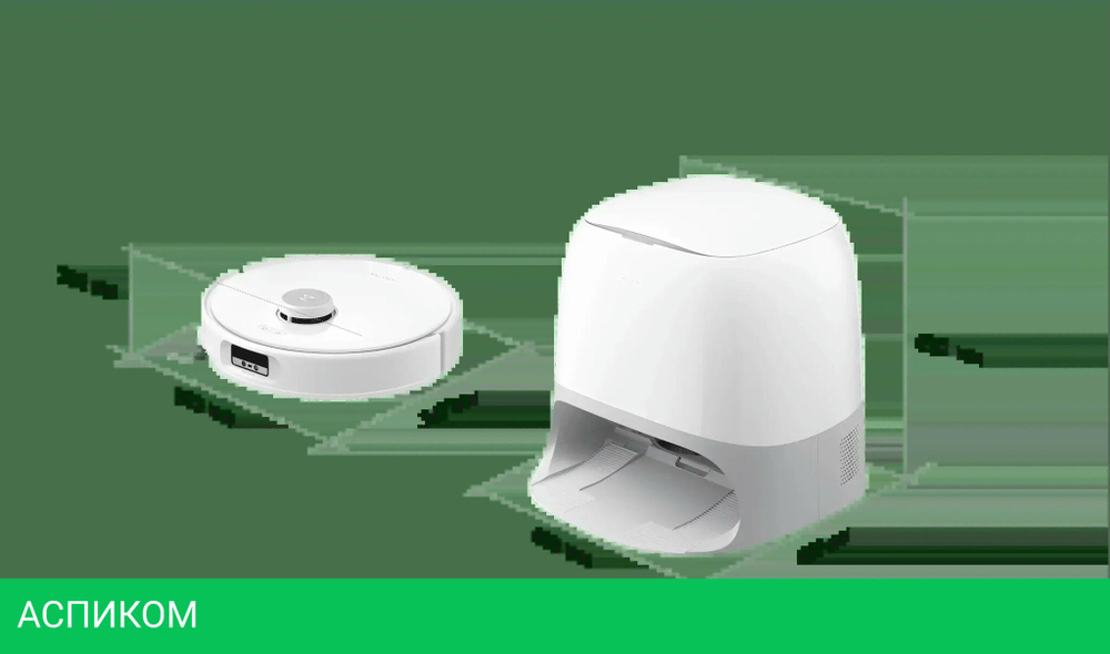 Робот-пылесос Roborock Robotic Vacuum Cleaner+Empty Wash Fill Dock Qrevo Curv RU White (QRC02-02)