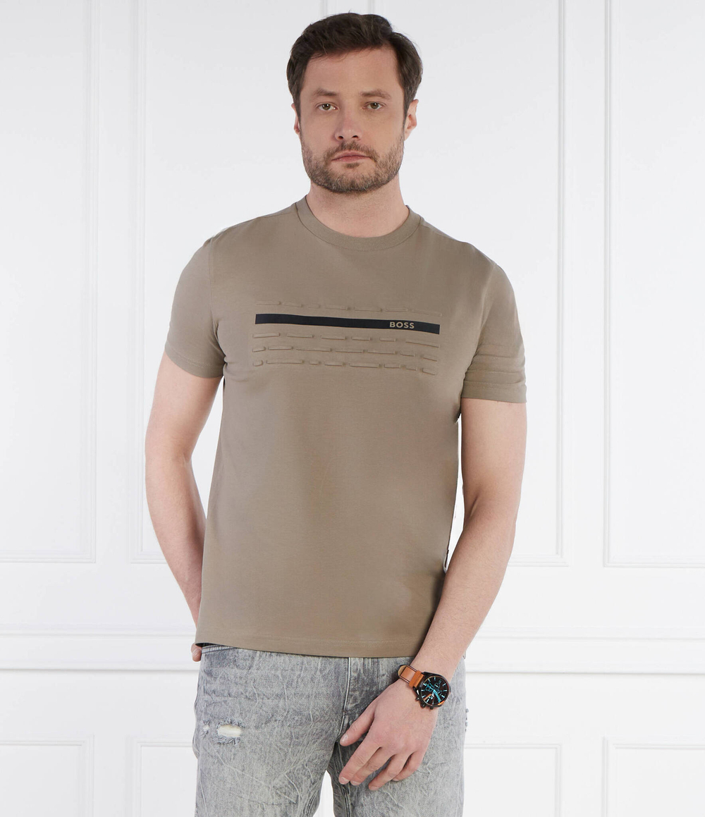 Футболка Tee 4 BOSS GREEN - хаки(50513010)