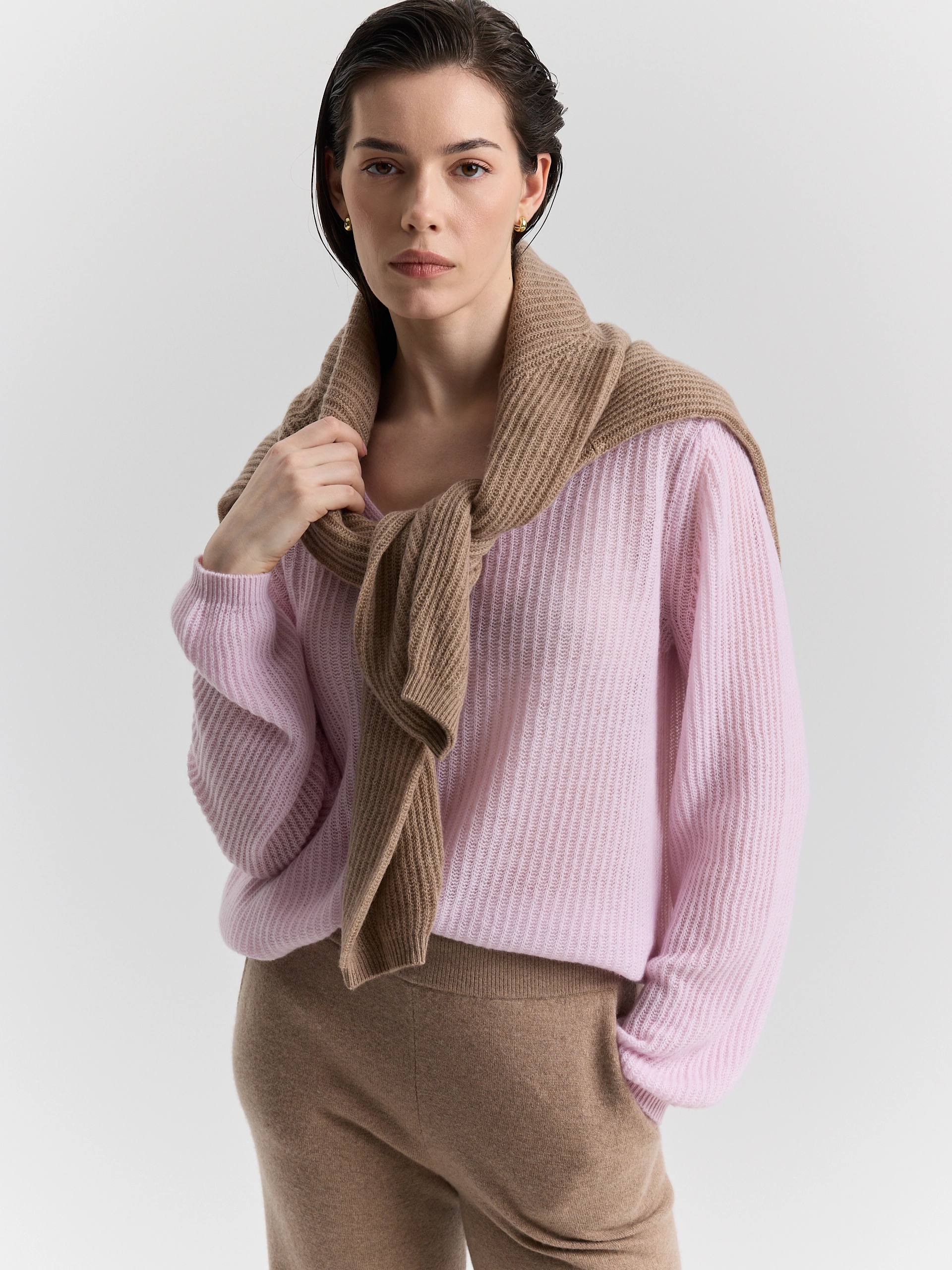 Кашемировый пуловер