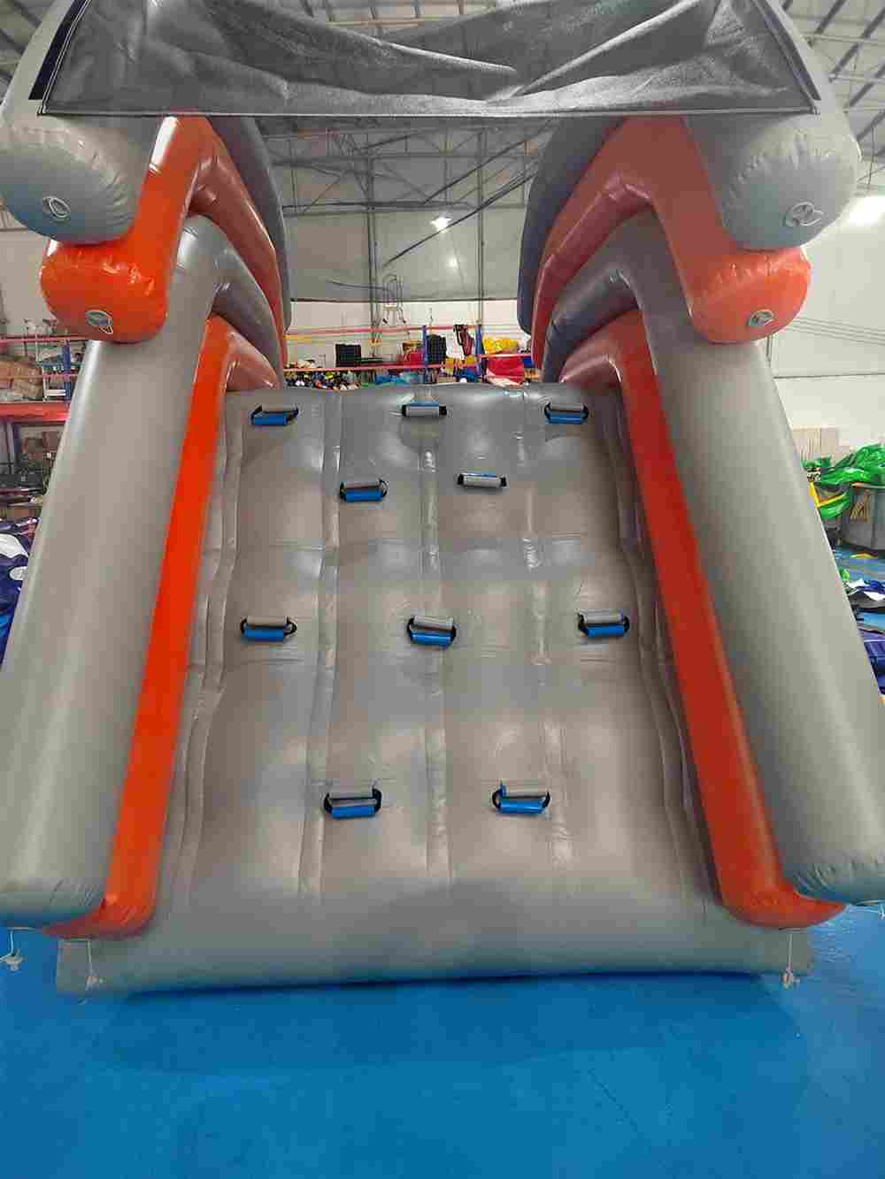 Надувная герметичная водная горка «АкваДрайв PRO» ПВХ: 0,9 мм 4*2*3,2 м