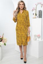 Платье "Мира" (горчица) П5318 LT Collection (Акция)