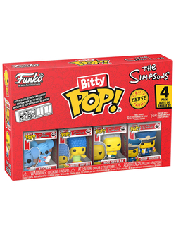 Фигурка Funko Bitty POP! Simpsons Itchy+Marge+Moe Szyslak+Сhase (1 of 4) 4PK 85708