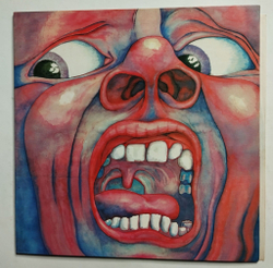Винтажная виниловая пластинка LP King Crimson In The Court Of The Crimson King (Spain 1977)