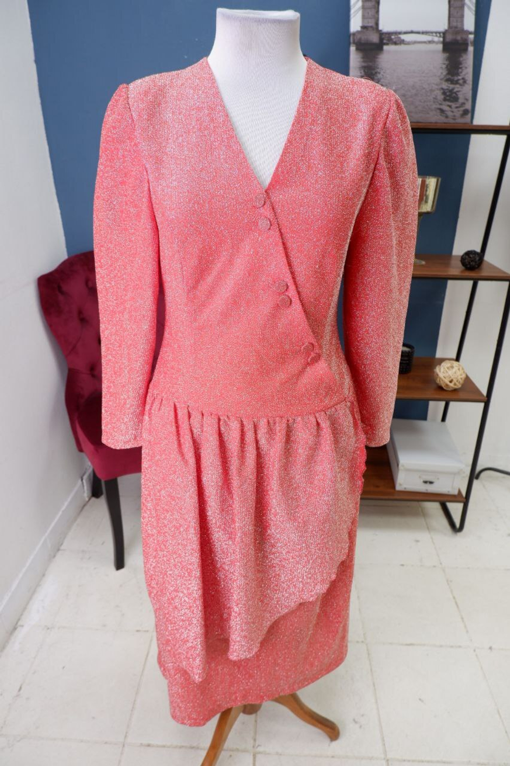 Платье блестящее 46 размер