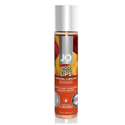 Лубрикант с ароматом персика System JO Flavored Peachy Lips 30мл