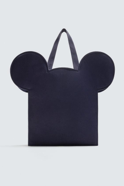 ZARA HARRY LAMBERT X DISNEY ТКАНЕВАЯ СУМКА-ШОПЕР, СИНИЙ