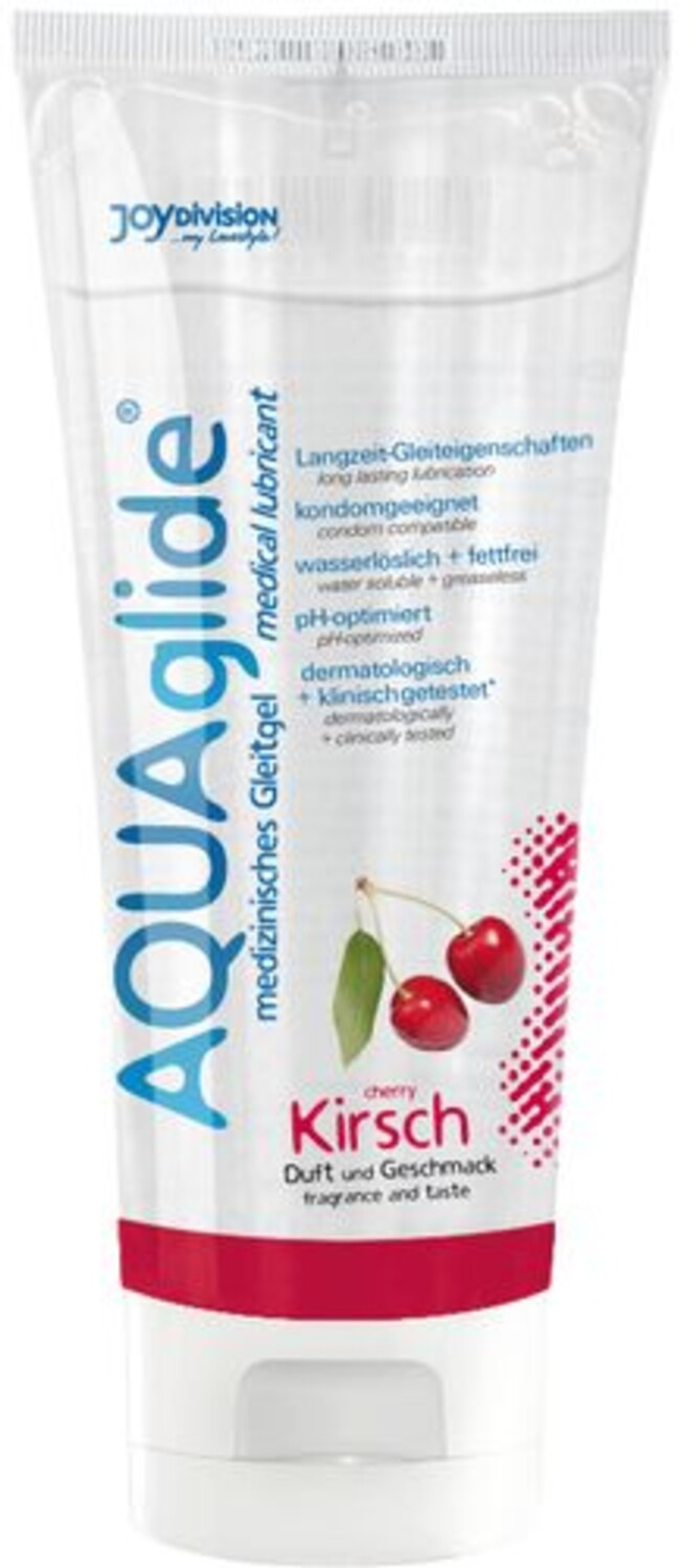 JoyDivision AQUAglide 100мл Гель смазка со вкусом вишни