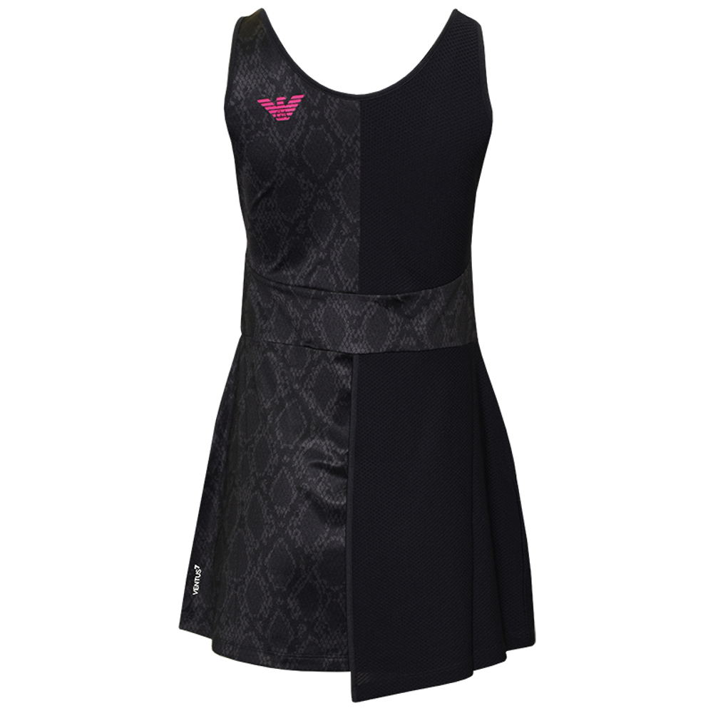 Теннисное платье EA7 Woman Jersey - black python