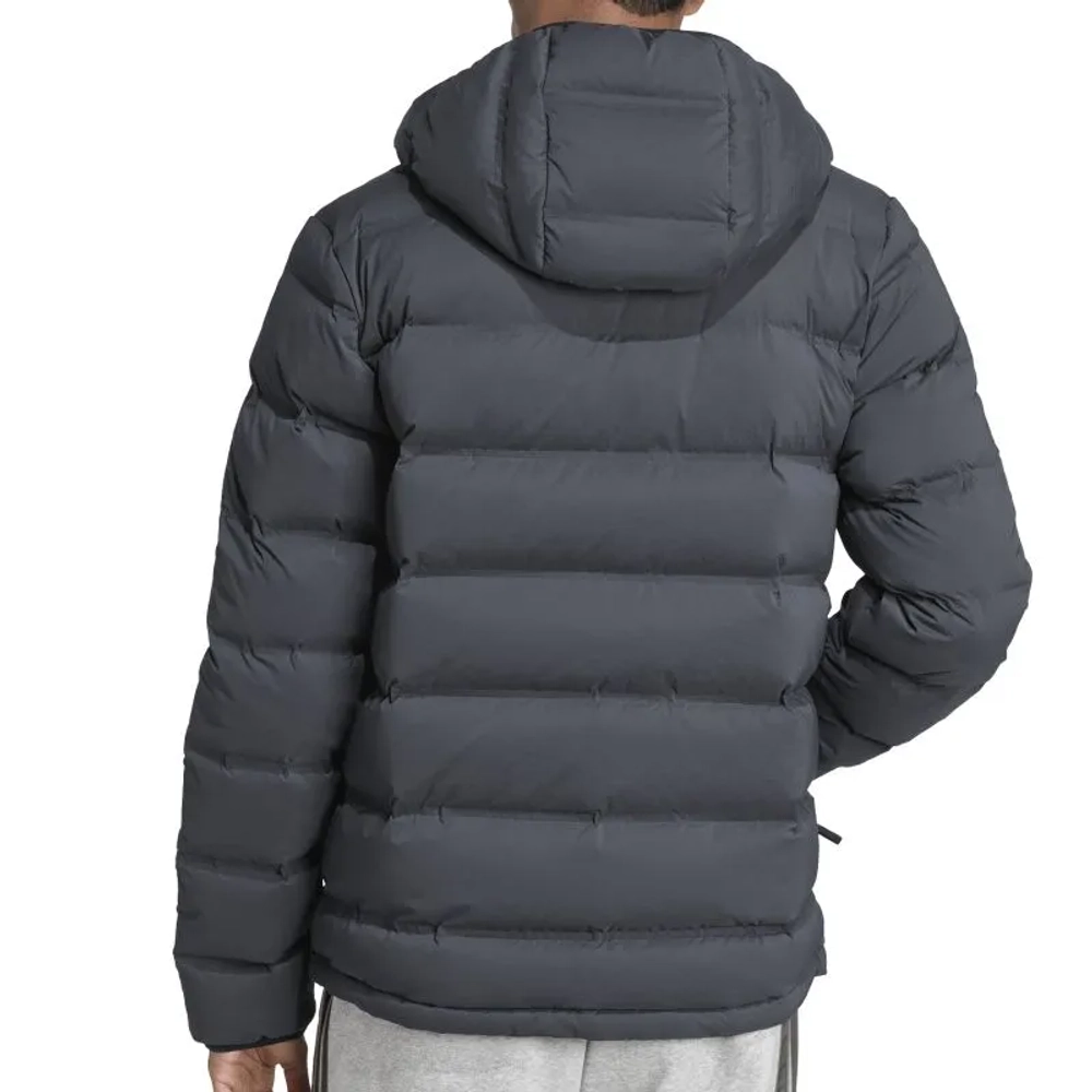 Куртка теннисная Adidas Helionic Stretch Hooded Down - black