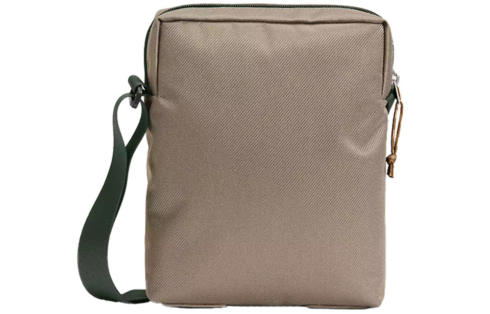 THE NORTH FACE One Shoulder Crossbody Outdoor Bag Polyester Linen Brown Unisex