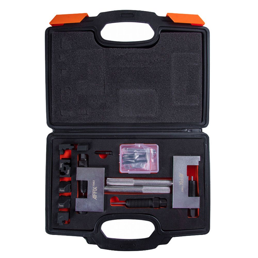 AFFIX (AF10322022C) Набор для соединения и разъединения звеньев цепи ГРМ MB, кейс, 22 предметов