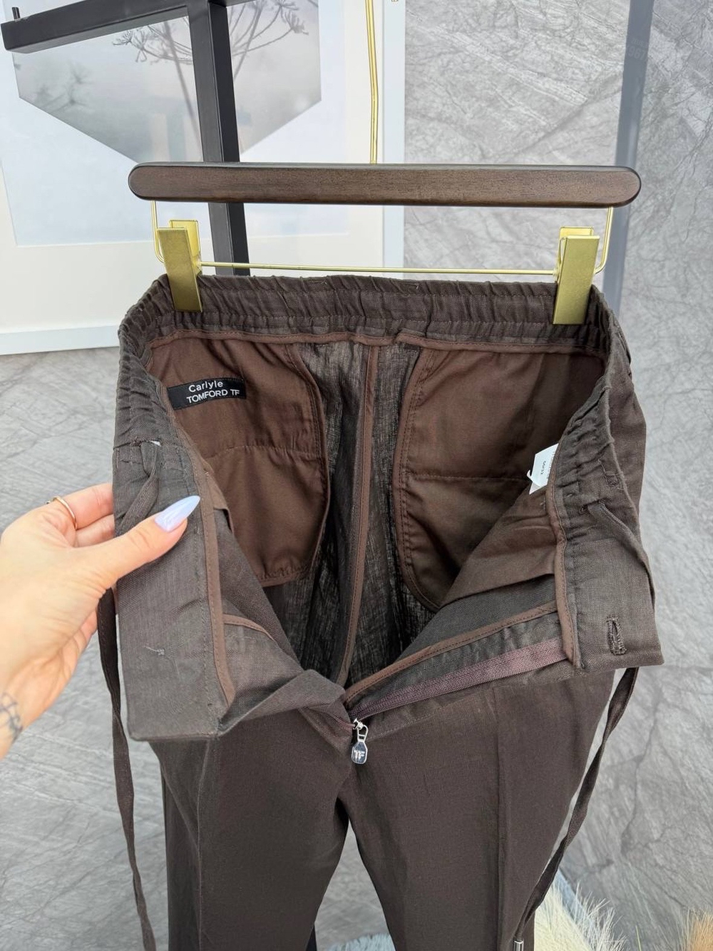 Льняной костюм Tom Ford