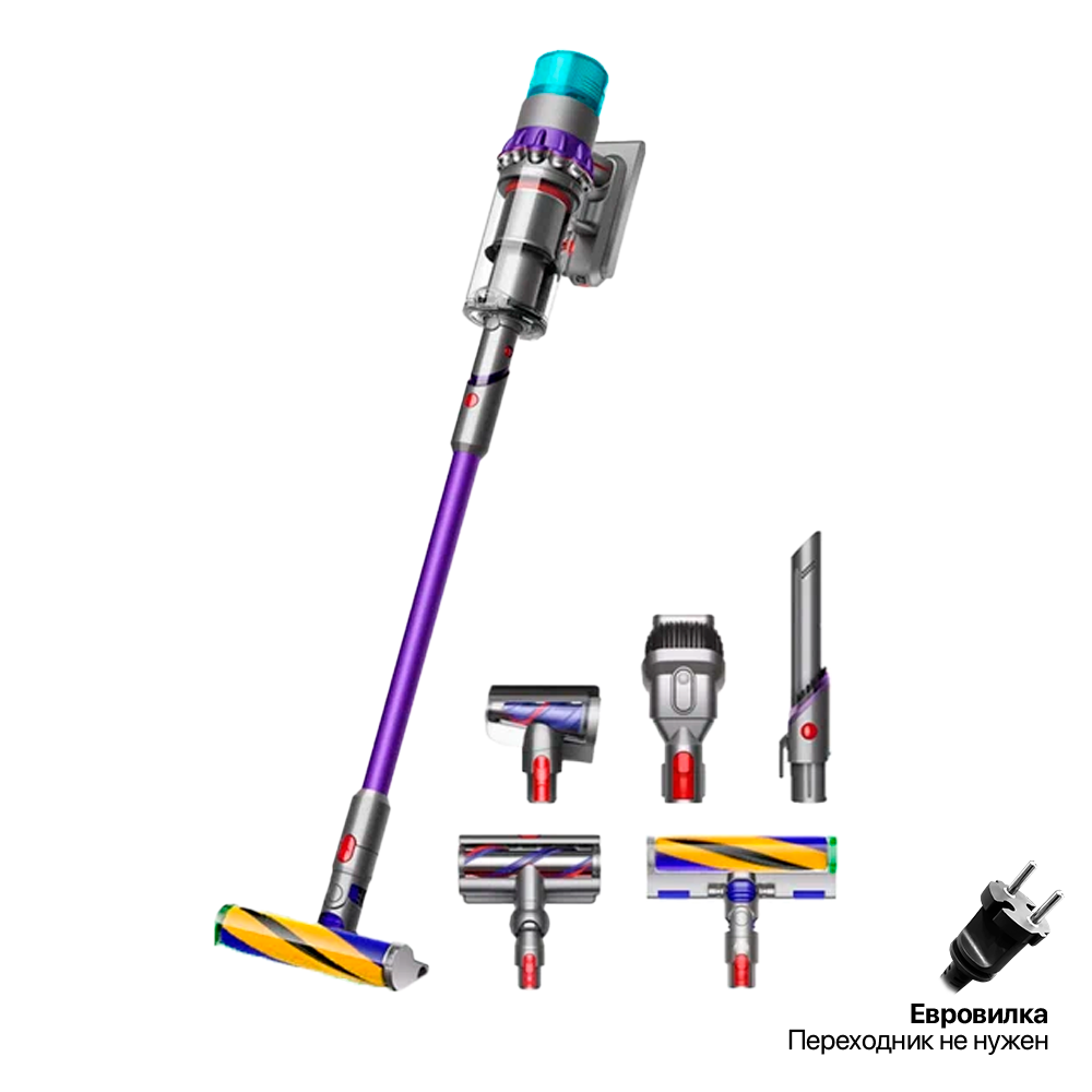 Беспроводной вертикальный пылесос Dyson Gen5 Detect Absolute (SV23), Iron / Purple (Железо / Фиолетовый) EU