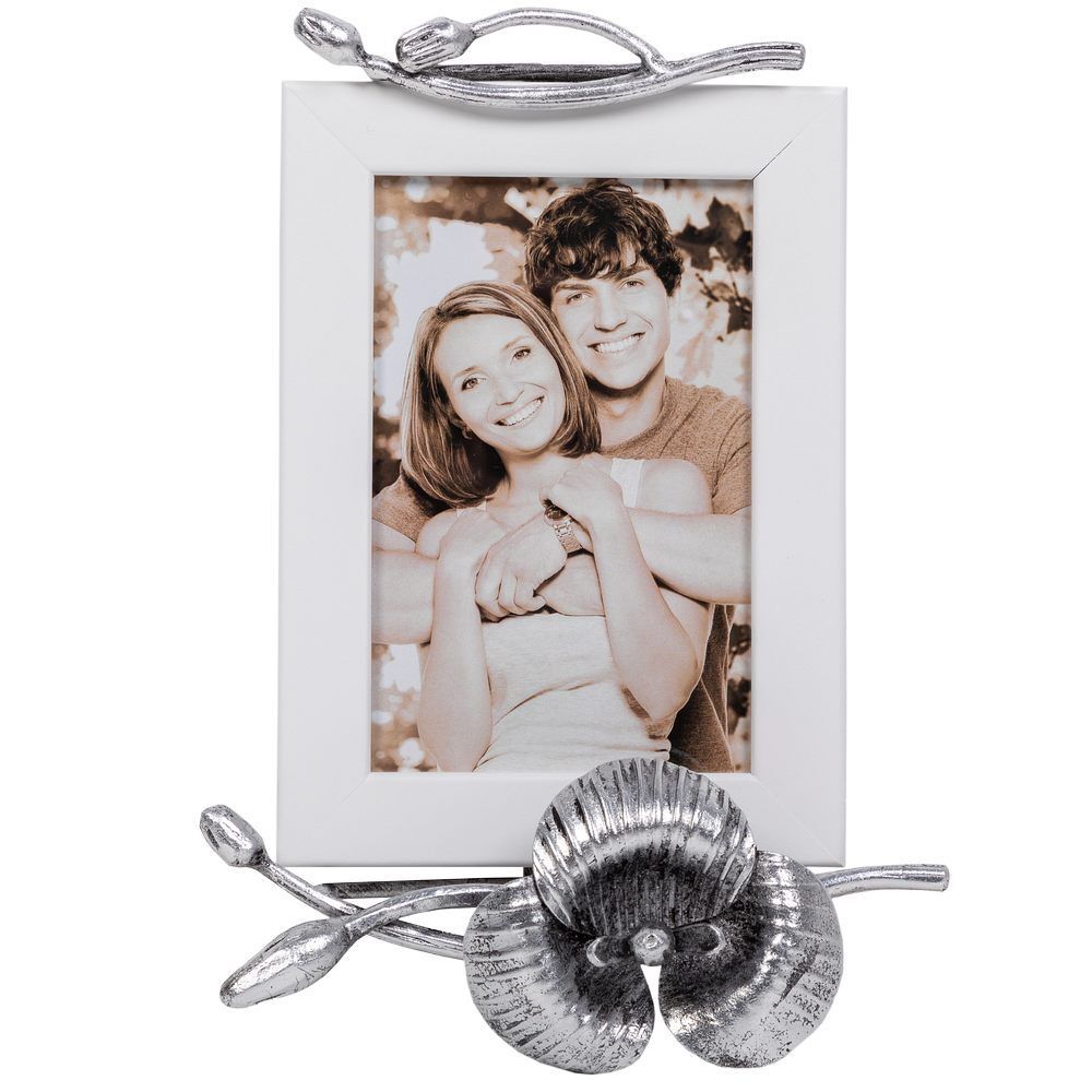 Фоторамка Орхидея Античное серебро