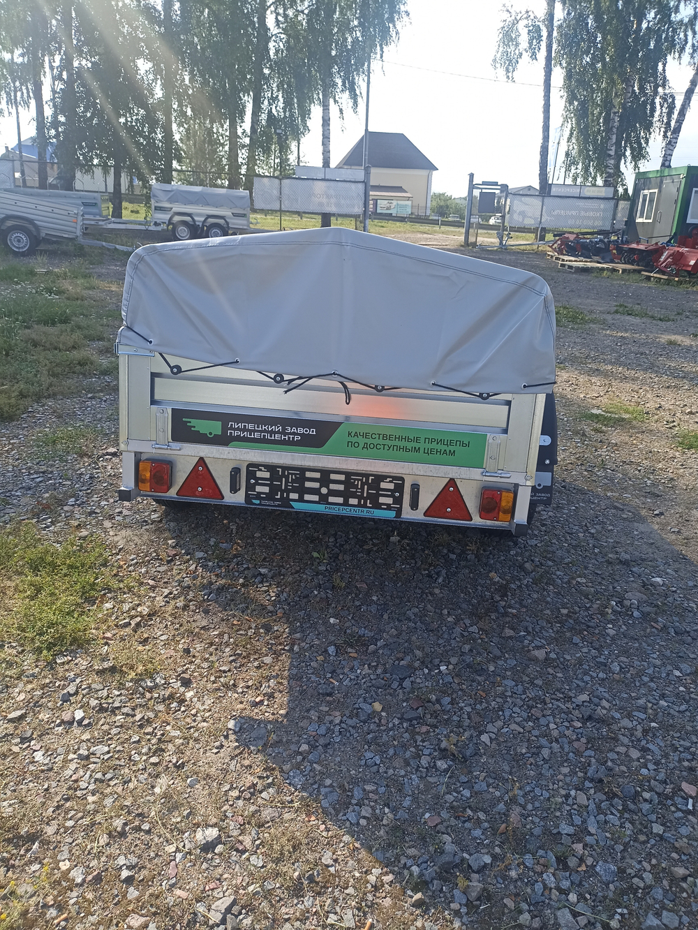 Прицеп Титан 2213 с бортами 30 см.