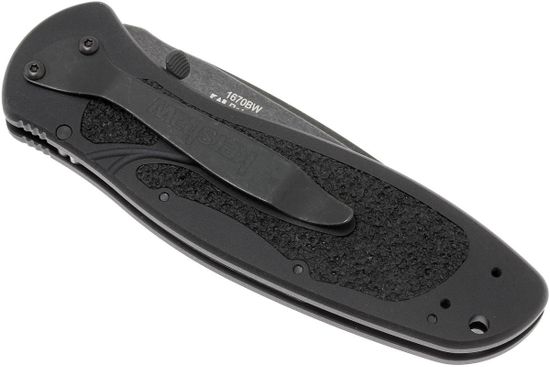 Складной нож KERSHAW Blur 1670BW c клинком из стали Sandvik™ 14C28N, рукоять алюминий / Trac-Tec