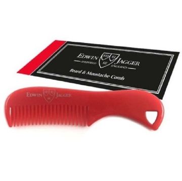 Расческа для бороды и усов Edwin Jagger красная