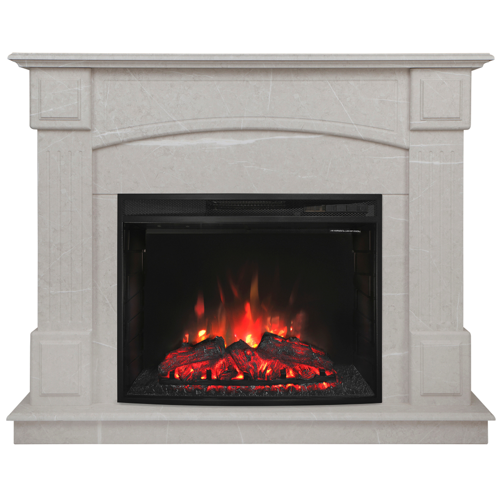 Каминокомплект Real Flame Carolina 24/25,5 WT-F714 с очагом Evrika 25,5