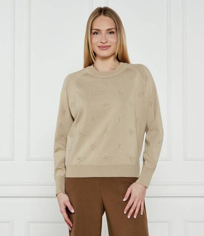 Шерстяной свитер Furbani BOSS BLACK - бежевый(50530733)