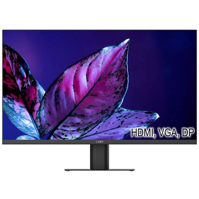 Монитор CBR LCD 27" MF-2702 безрамочный, IPS, FHD 1920x1080, 100Гц, Динамики 2*3W, черный