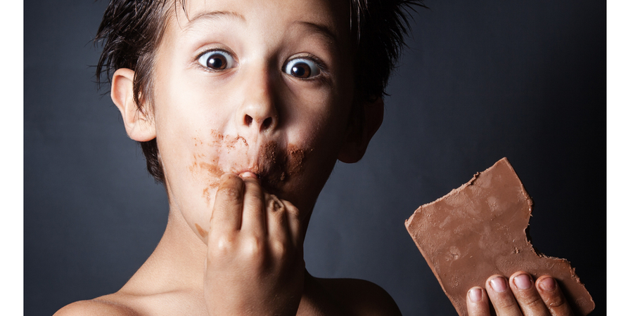 Шоколад и дети.