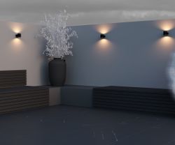 Уличный настенный светодиодный светильник Maytoni   O490WL-L6B3K