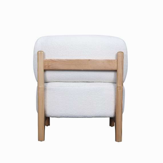 Кресло Judge белое со светлыми ножками