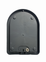 ABS серия. Светильник настенный влагозащищенный IP54, E27, ударопрочный поликарбонат, для гаража, мастерской и подвала, серый