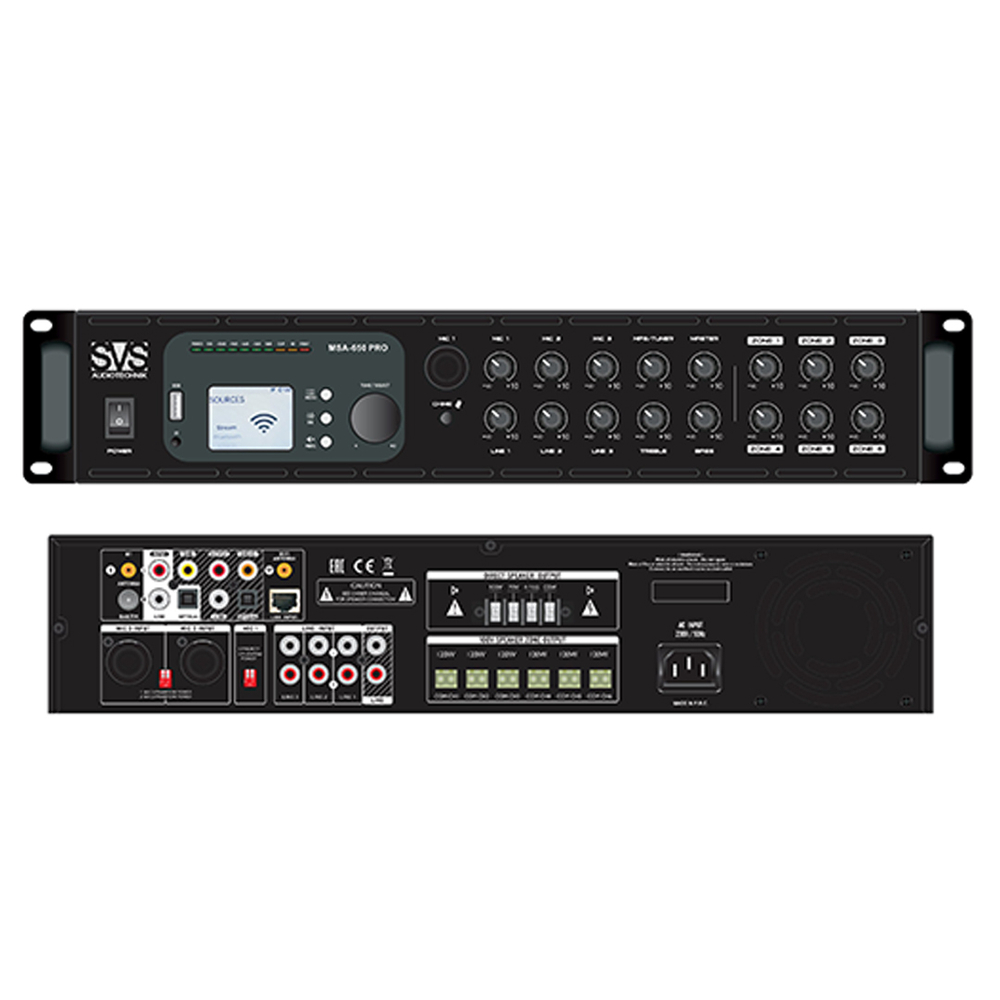 SVS Audiotechnik MSA-650 PRO Микшер-усилитель
