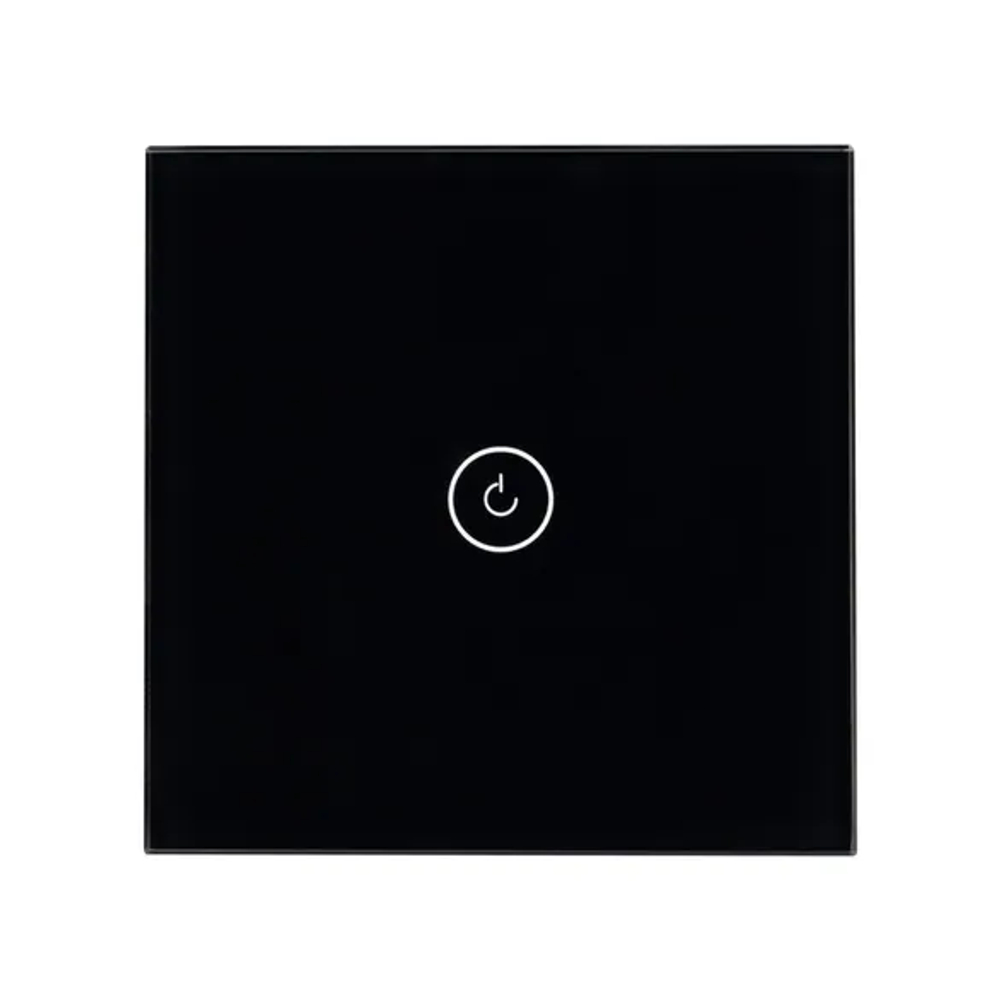 Выключатель сенсорный SWT-OMALI-S01-ZB-BK (250V, 10A, Zigbee) (Arlight, Стекло) 050033