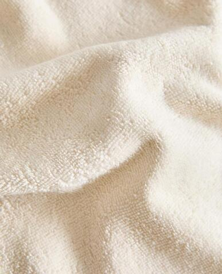 ZARA HOME ПОЛОТЕНЦЕ ИЗ ХЛОПКА С ДВОЙНОЙ ВОЛНИСТОЙ КРОМКОЙ, ЦВЕТ СЛОНОВОЙ КОСТИ