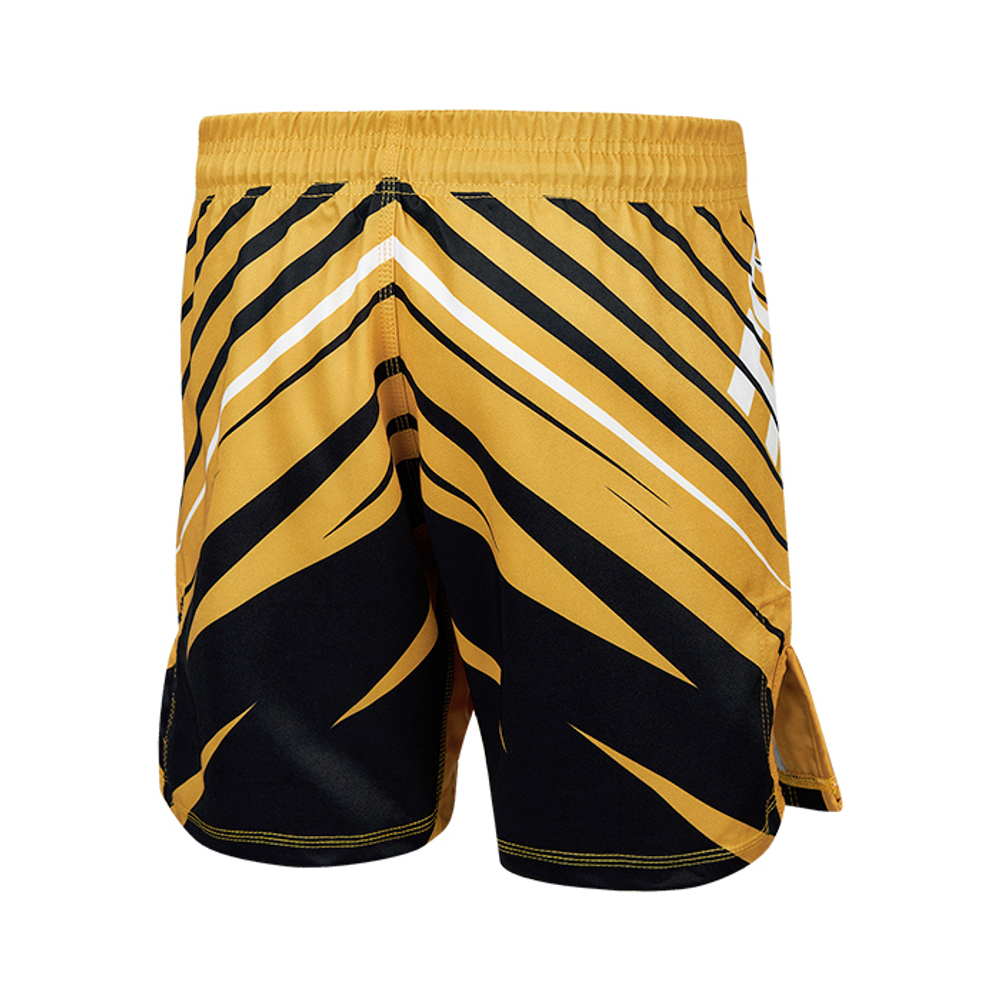 MMI-4022w Шорты MMA SHORT IMMAF approved женские черно-золотой