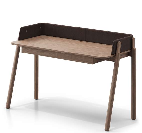 Стол письменный Basic 140*60 см (натуральный дуб, шоколад твид)