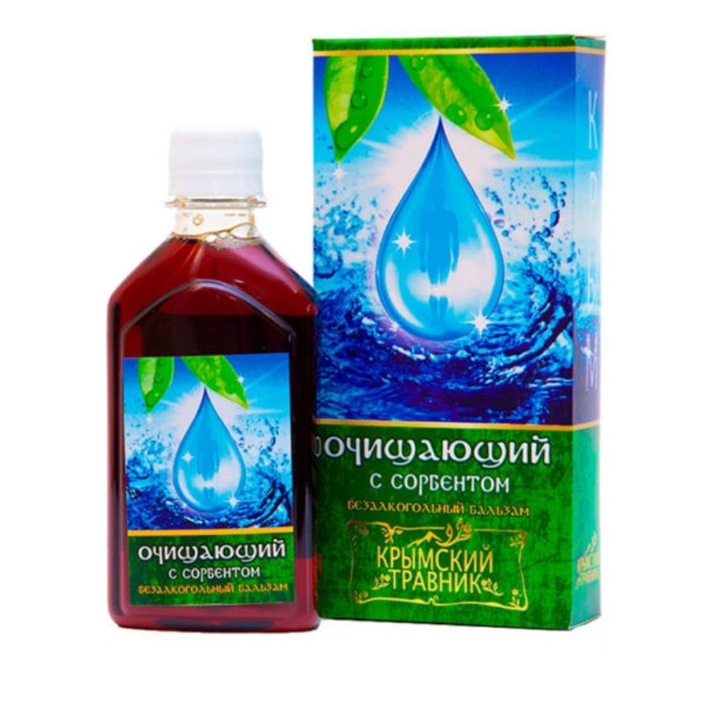 Бальзам безалкогольный на травах “ОЧИЩАЮЩИЙ” – ТМ «Крымский травник»