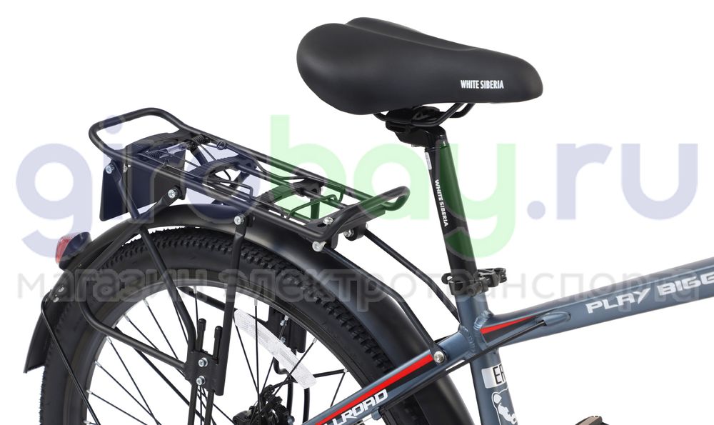 Электровелосипед WHITE SIBERIA CAMRY ALLROAD 500W 36V/11A Snegir (Синий) фото 26 фото №27