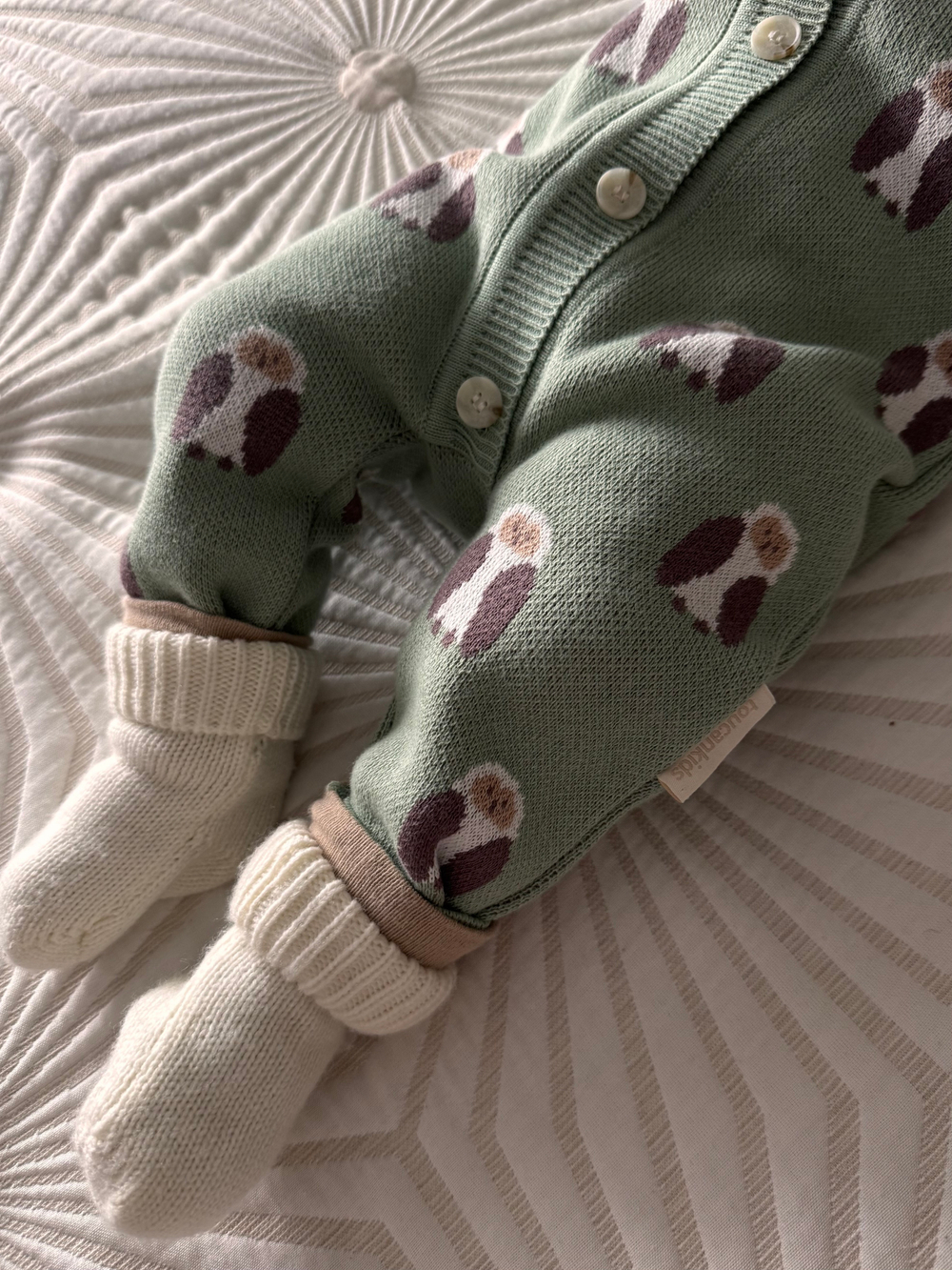 590-02 Носки вязаные (экрю)