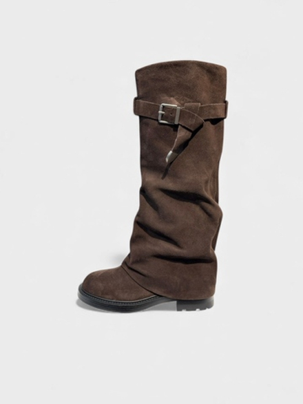 Сапоги с баской