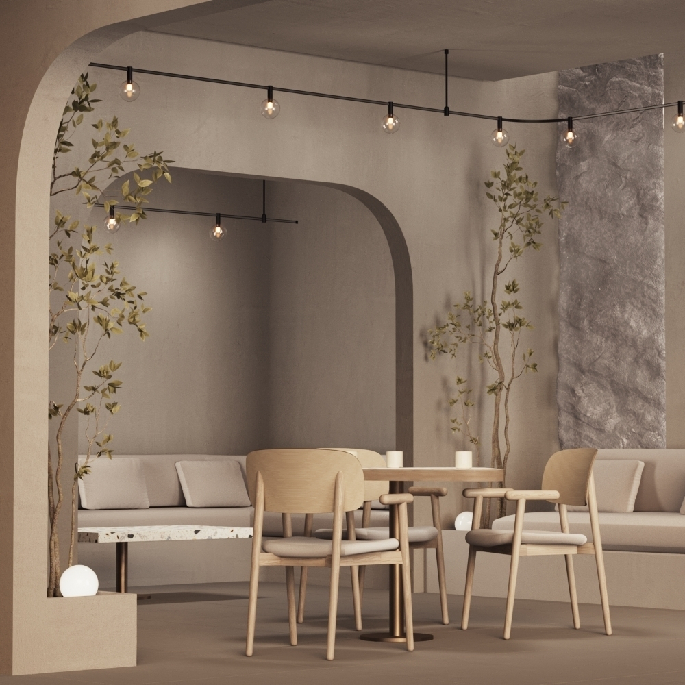 Магнитный трековый светильник Maytoni Bubble TR205-1-3W3K-B