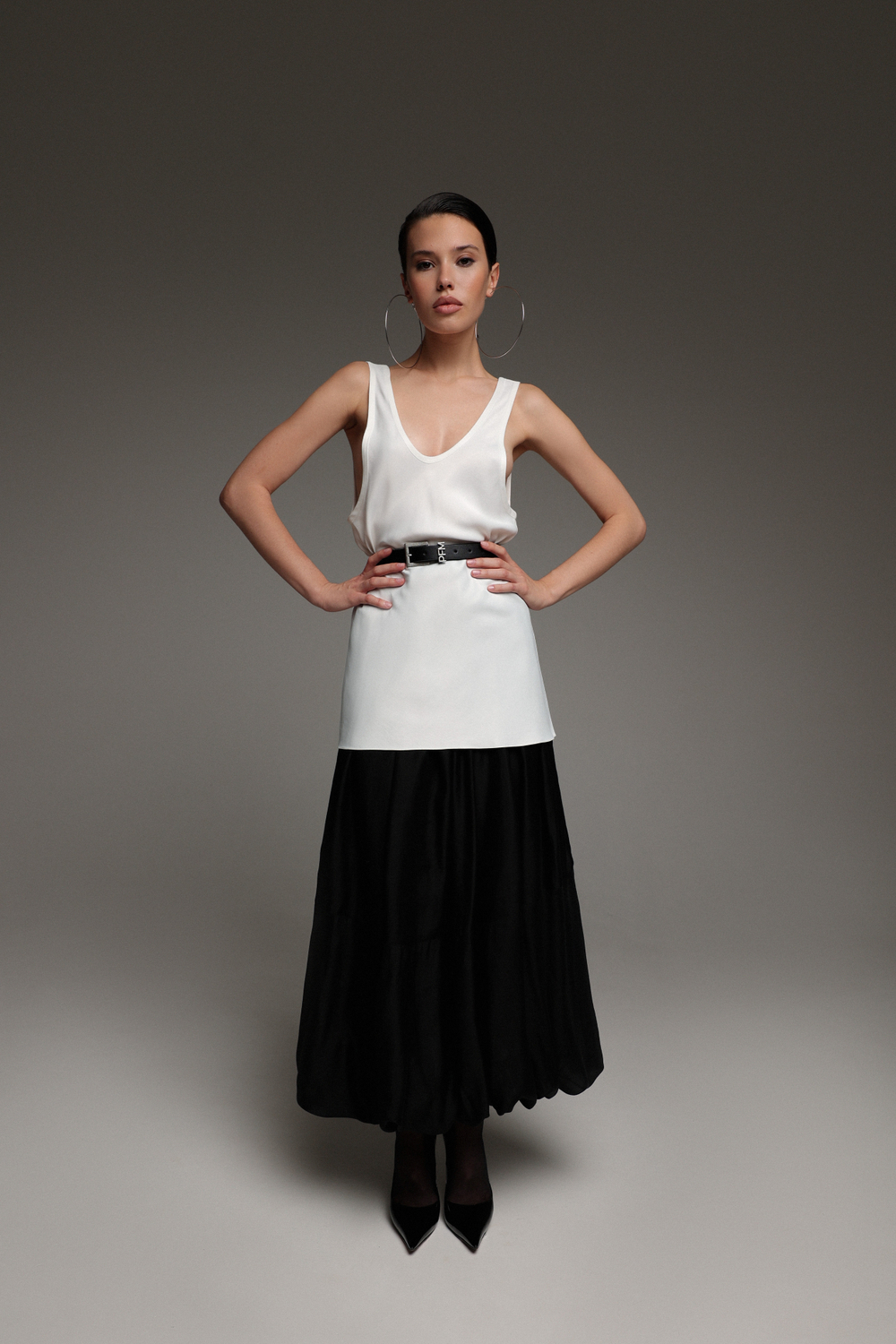 Майка атласная