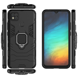 Противоударный чехол с кольцом Panther Case для Xiaomi Redmi 9C